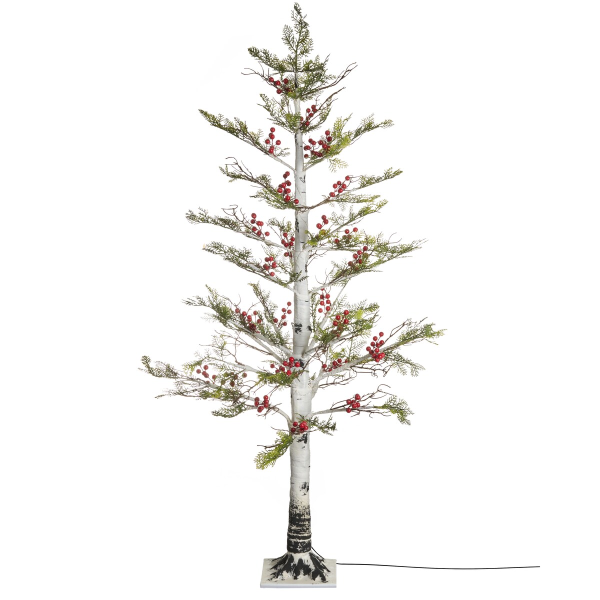 Dekoracja ogrodowa LED VASSLEN 160 cm Choinka Biały
