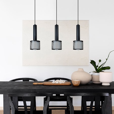 Lampa wisząca Light Prestige Amo czarny 3 x E27 1 szt.