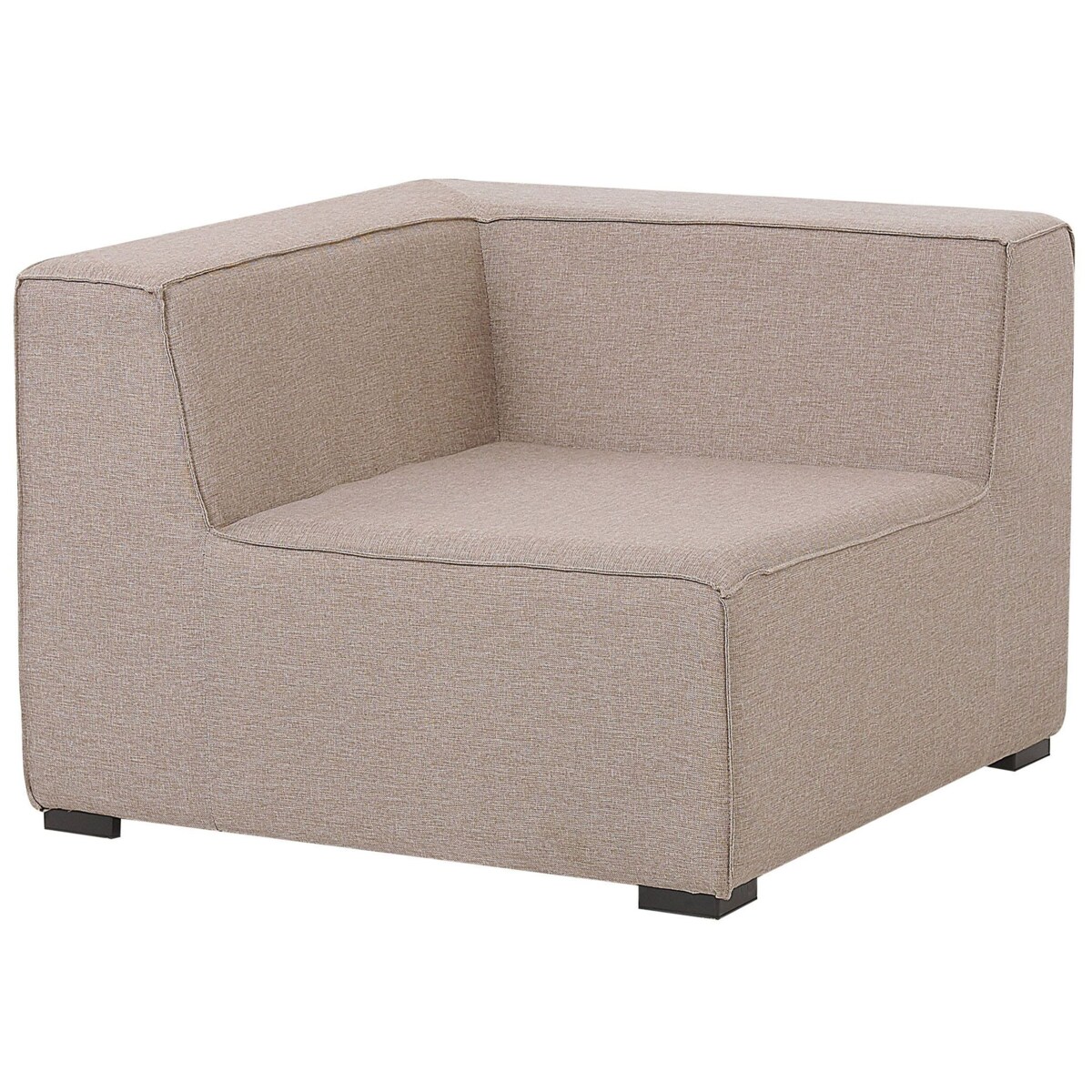 Narożnik ogrodowy z otomaną dla 7 osób AREZZO Prawostronny Modułowy Beżowy