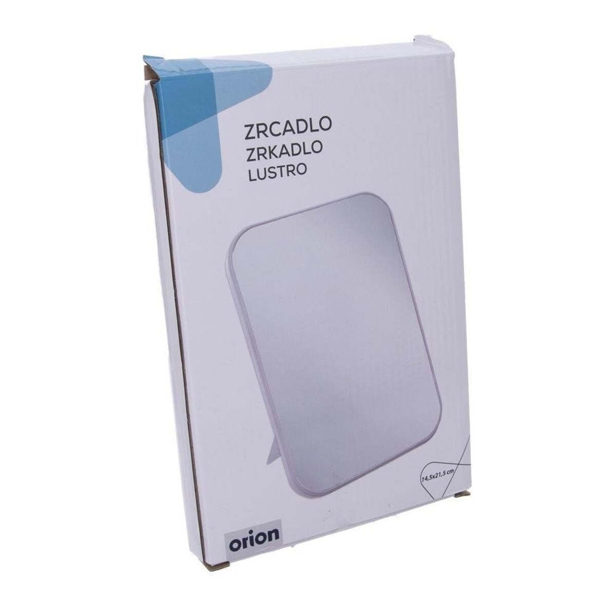 Lusterko Lustro Kosmetyczne do makijażu Stojące Białe 14,5 x 21,5 cm