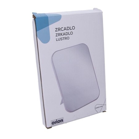 Lusterko Lustro Kosmetyczne do makijażu Stojące Białe 14,5 x 21,5 cm