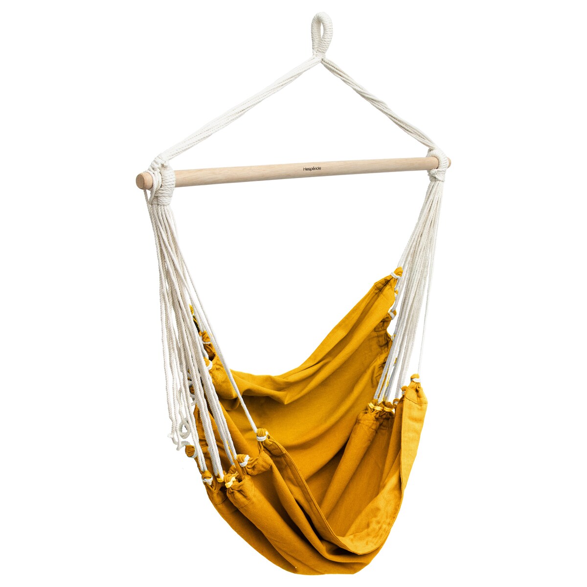 Fotel wiszący z bawełnianym siedziskiem, 150 x 135 cm, CUENCA