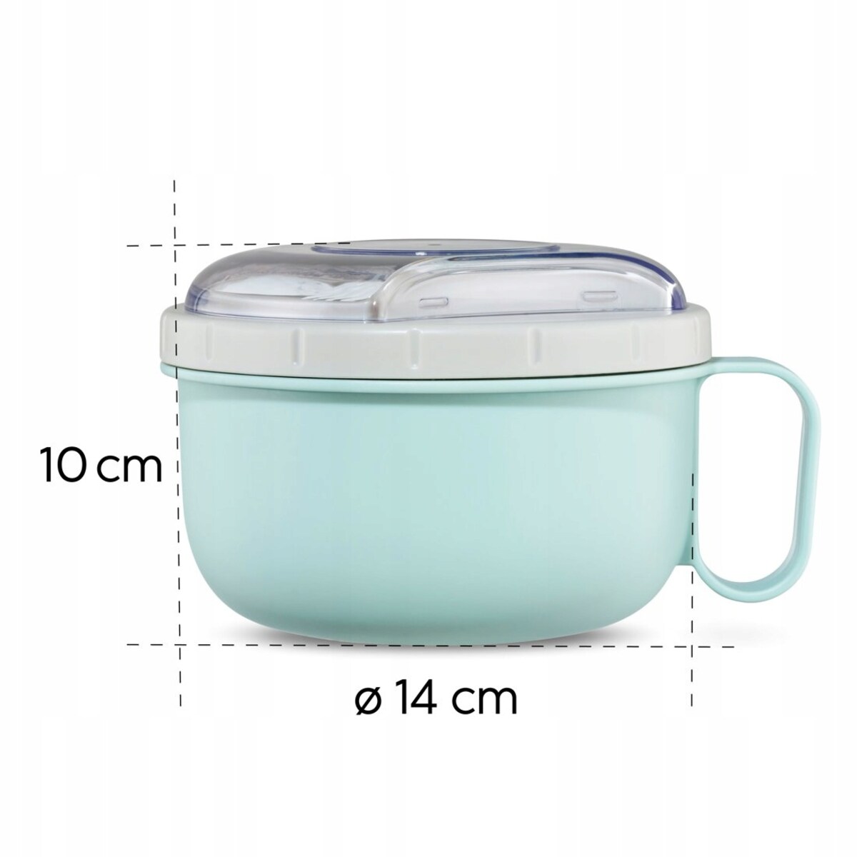 XAVAX Pojemnik na żywność lunchbox łyżka i widelec