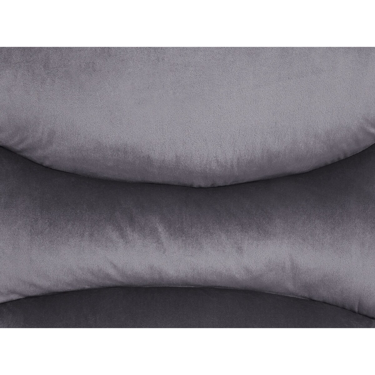 Fotel rozkładany welurowy szary ESLOV