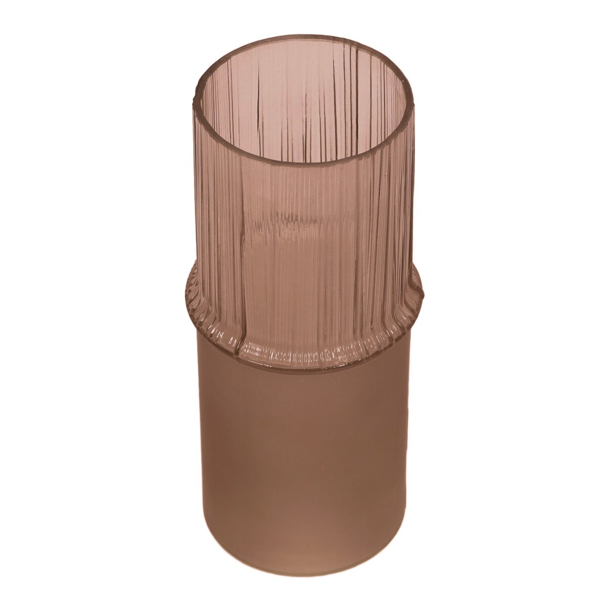 Wazon szklany tuba MATTE, Ø 10,8 x 25 cm