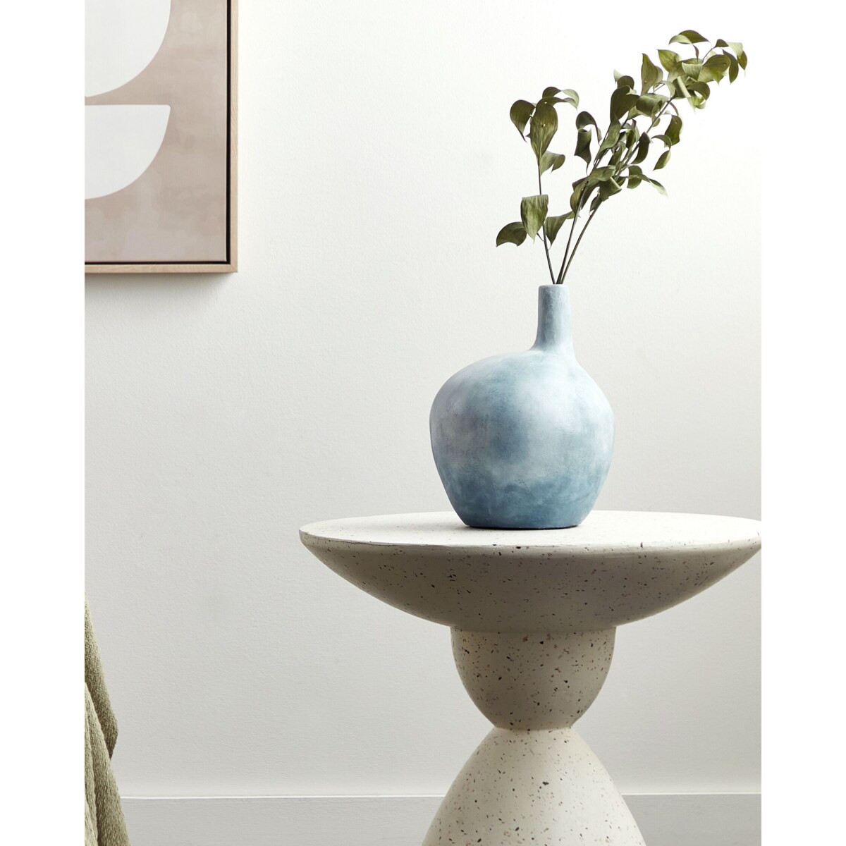 Terakota Wazon dekoracyjny 26 Niebieski BENTONG