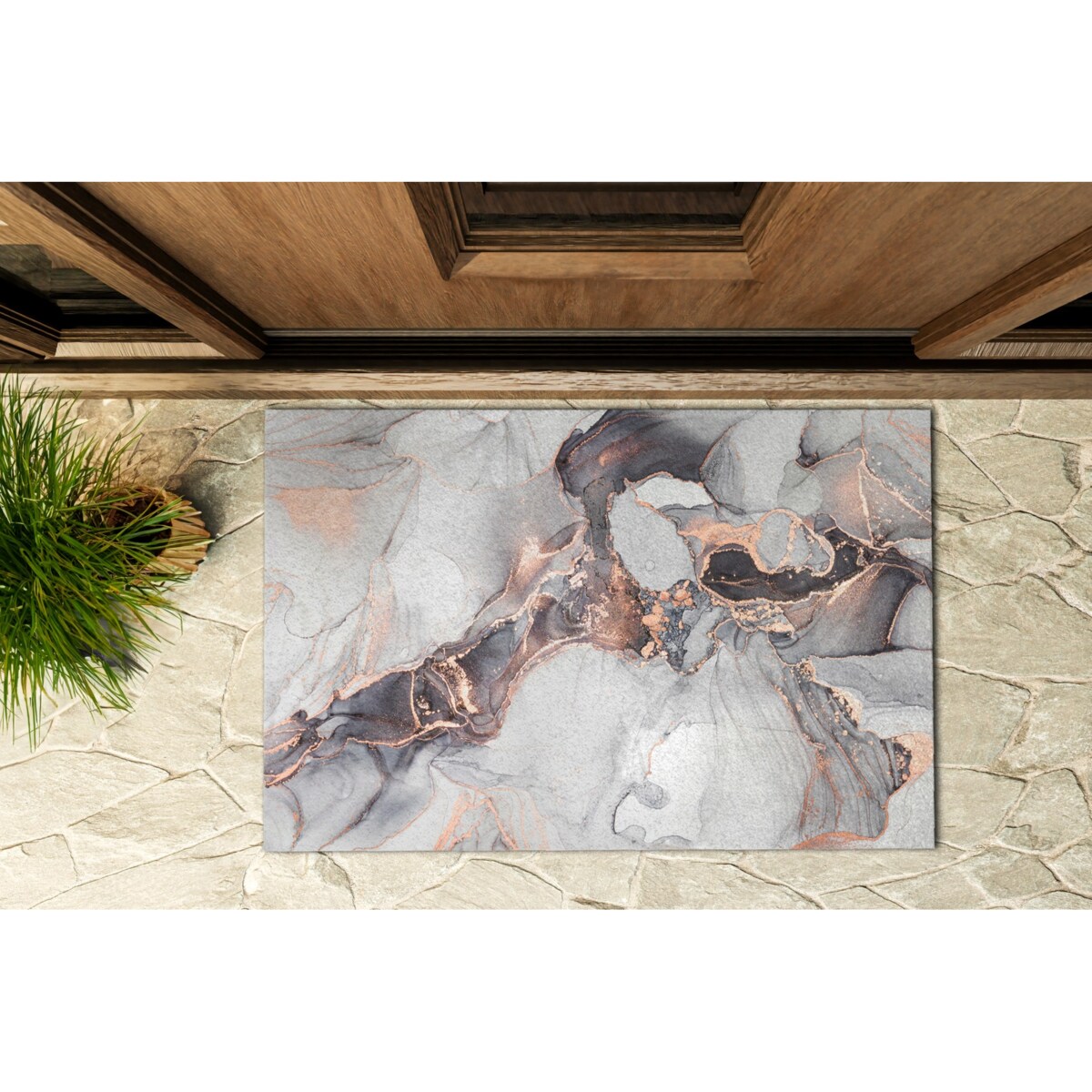 Wycieraczka zewnętrzna Jasny marmur 60x40cm