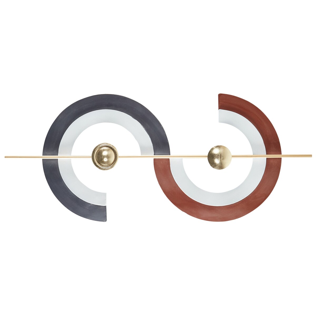 Dekoracja ścienna FARO Metal Kolorowy 42 cm