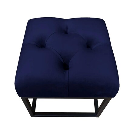 Pufa CHARLIE MG VELVET granatowa