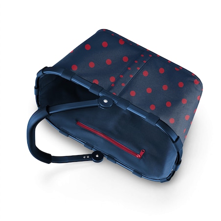 Koszyk carrybag frame mixed dots red, 22 l