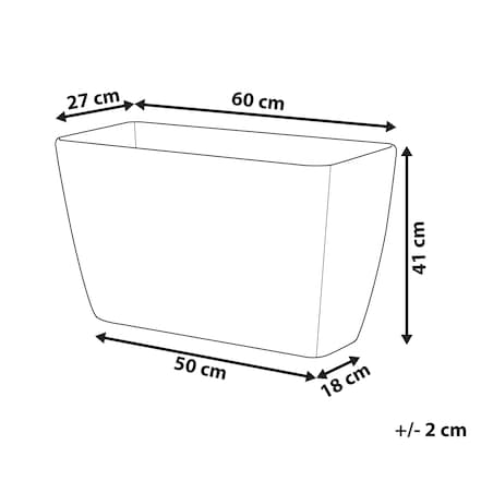 Donica BARIS 60 cm Jasnobeżowy