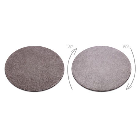 DYWAN koło SAN MIGUEL brąz 41 gładki, koło 200 cm