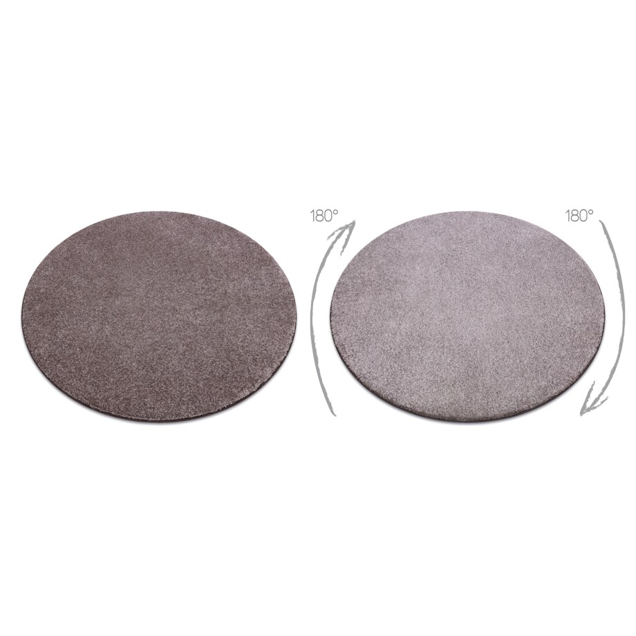 DYWAN koło SAN MIGUEL brąz 41 gładki, koło 200 cm