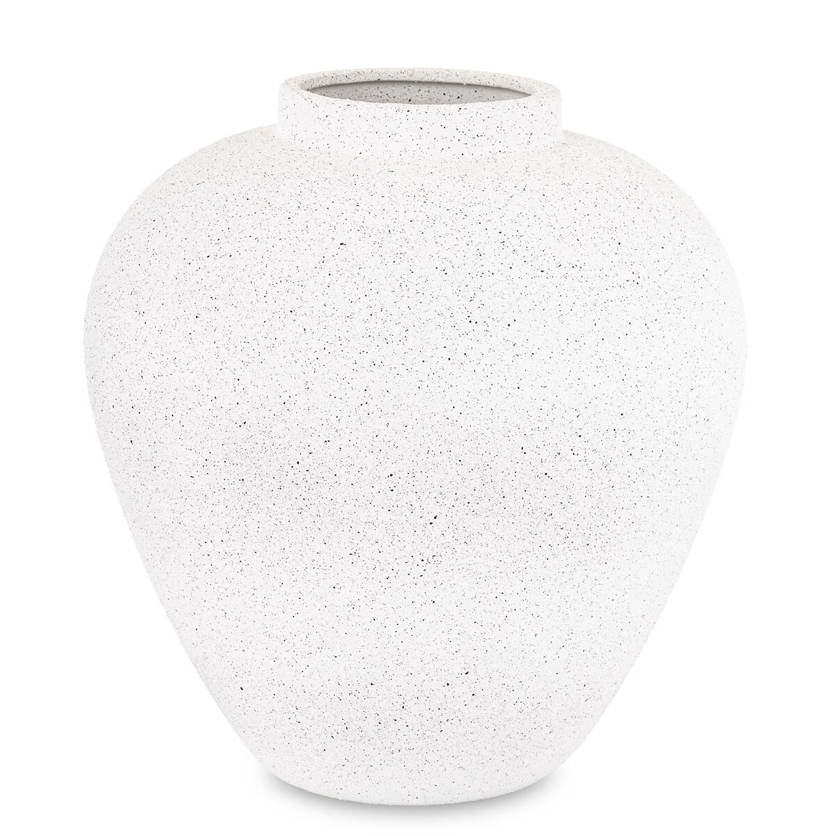 Wazon ceramiczny 26x21x21 cm FLORIDA biały