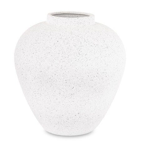 Wazon ceramiczny 26x21x21 cm FLORIDA biały