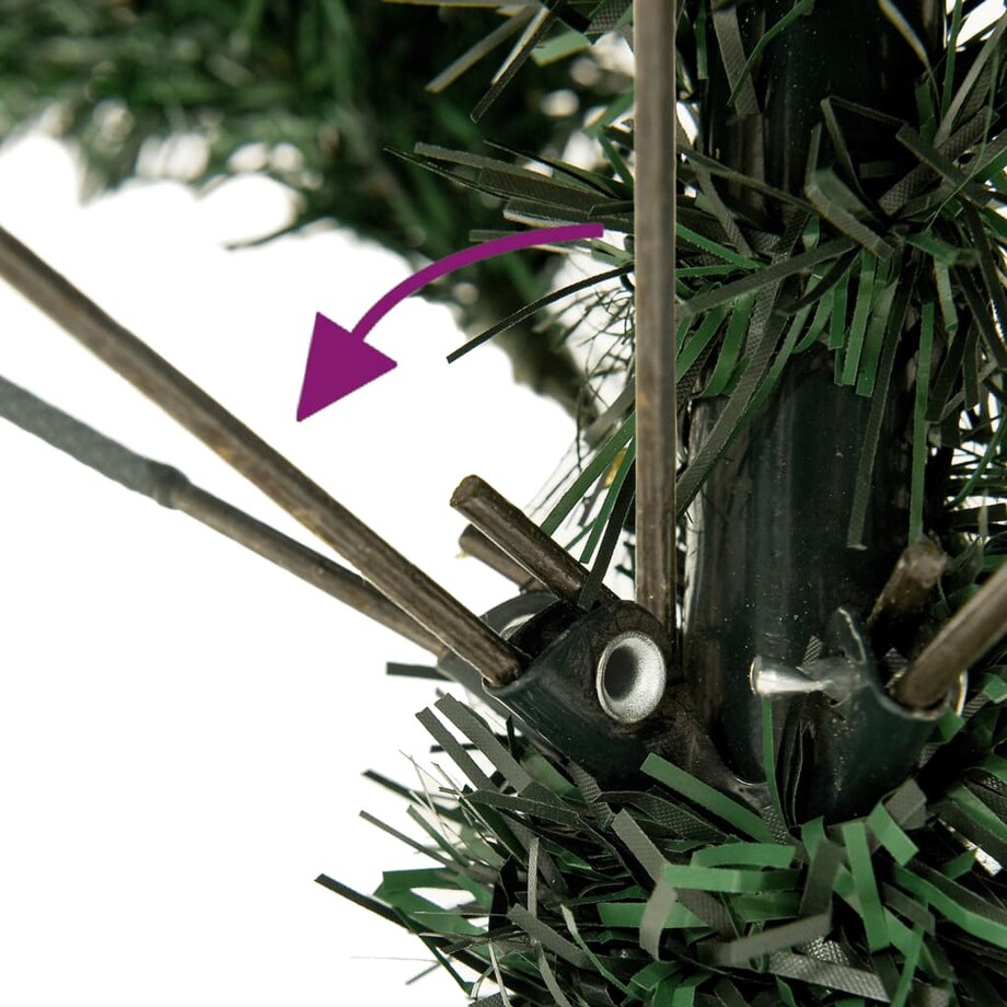 vidaXL Sztuczna choinka ze stojakiem, 150 cm, PVC