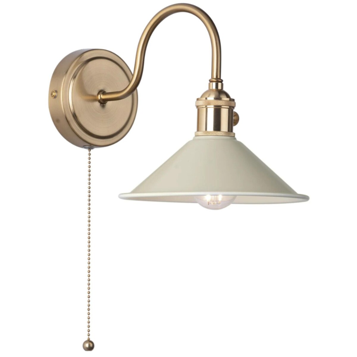 Kinkiet ścienny do jadalni Hadano HAD0740-06 Dar Lighting kapelusz mosiądz