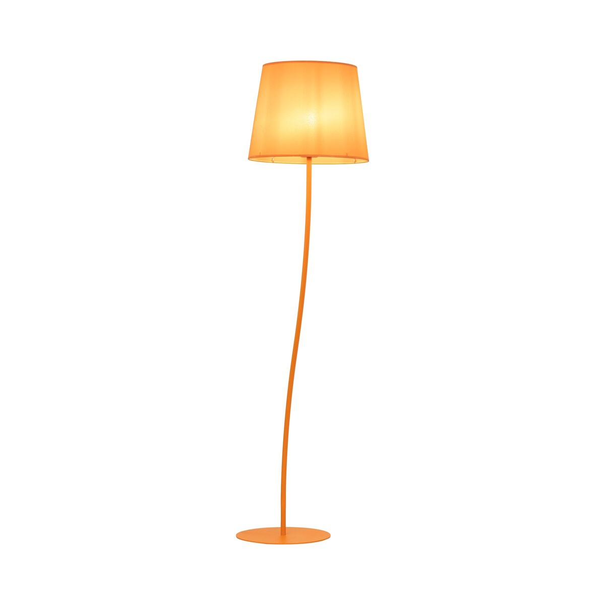 Lampa podłogowa TK Lighting NICOLA ORANGE 6644 pomarańczowa E27 150 cm do salonu i sypialni