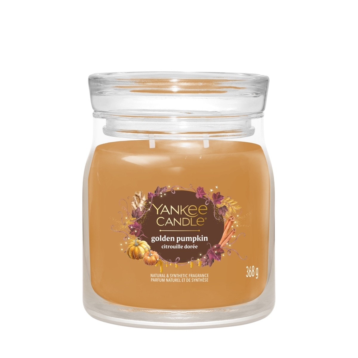 YC SIGNATURE – Świeca średnia GOLDEN PUMPKIN