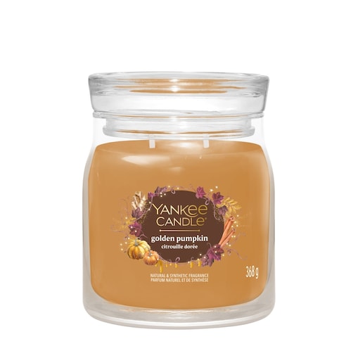 YC SIGNATURE – Świeca średnia GOLDEN PUMPKIN