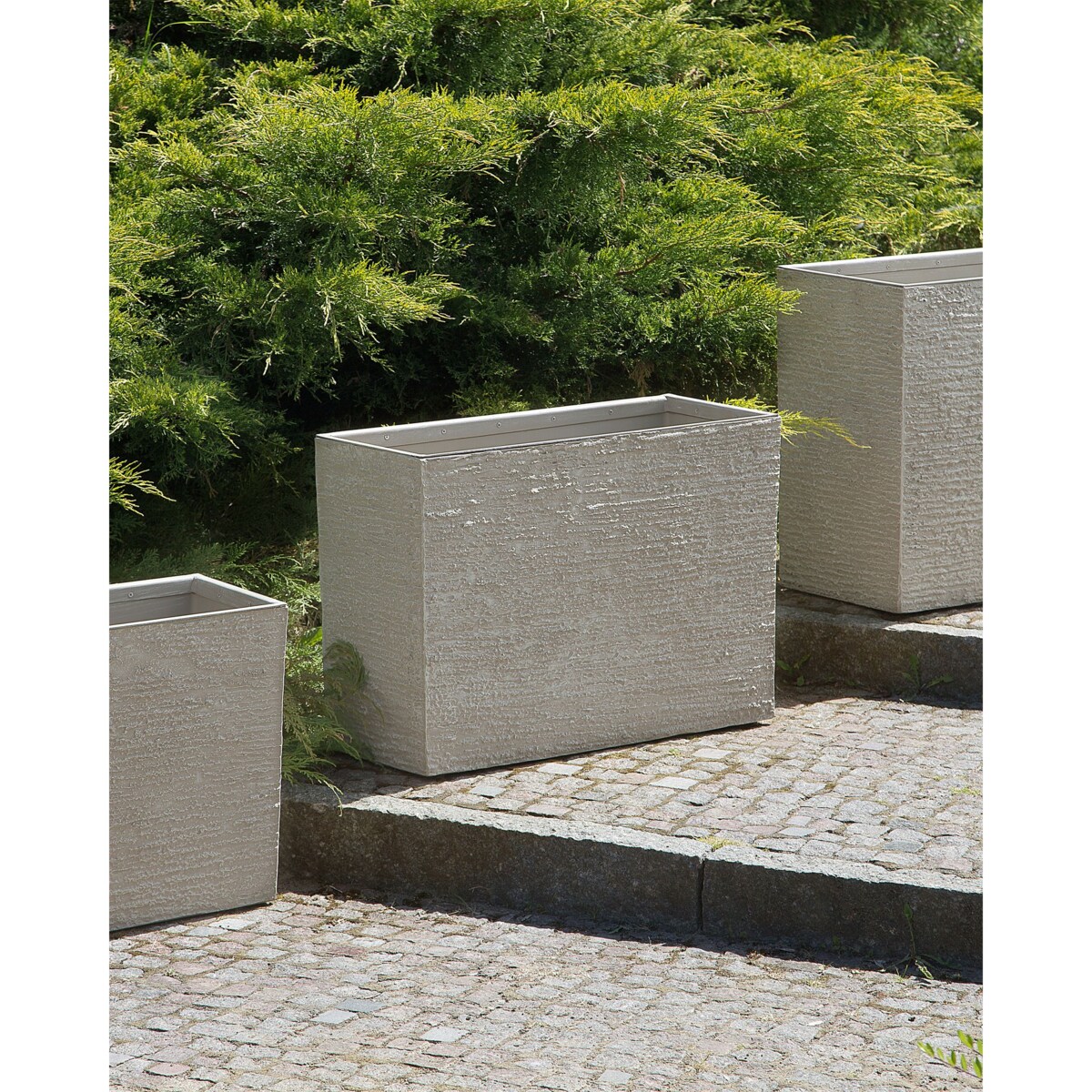 Doniczka EDESSA Kamień 70 cm Jasnobeżowy