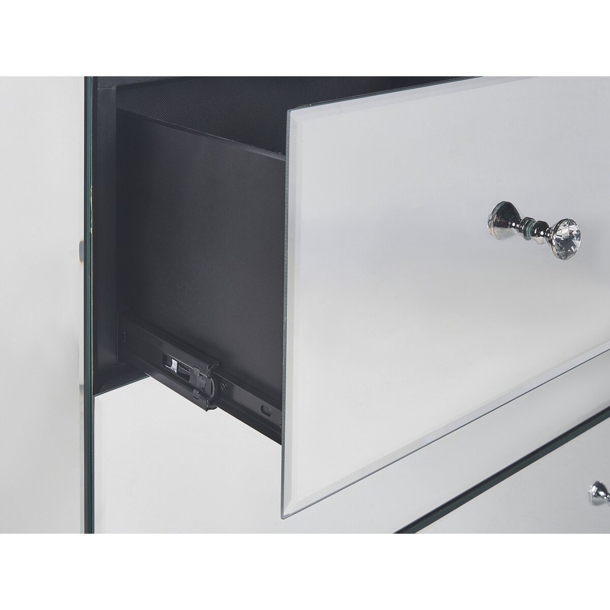 Komoda lustrzana srebrna NESLE