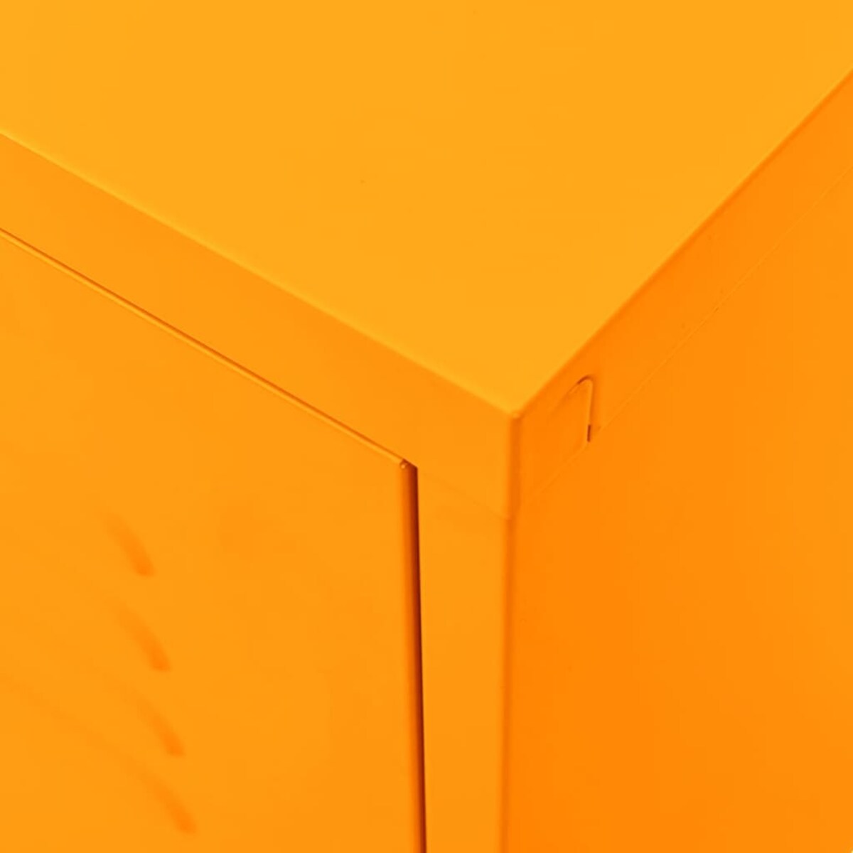 vidaXL Szafka pod telewizor, musztardowa, 105x35x50 cm, stalowa