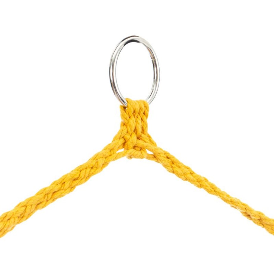 Fotel hamakowy z belką i poduszkami pomarańczowy hamak