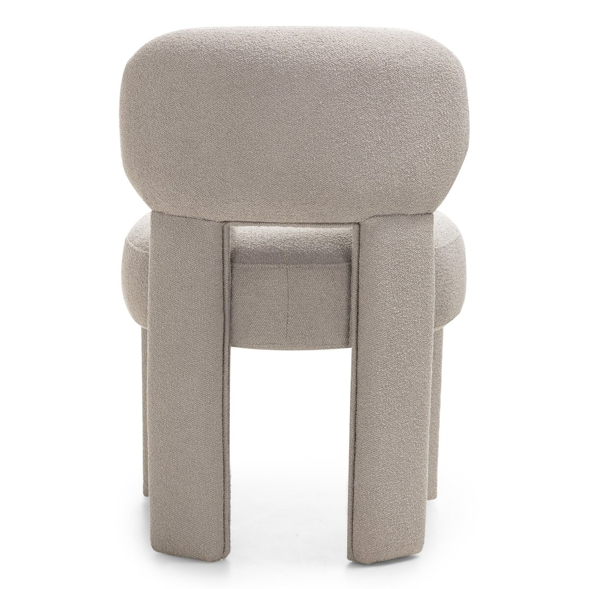 Krzesło tapicerowane LAGOTTO szarobeżowe 78x52x59,5 cm