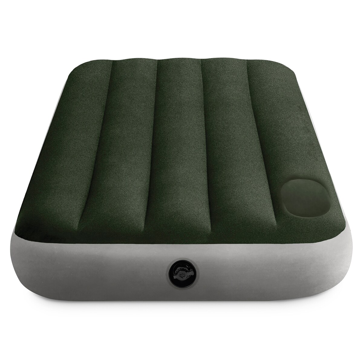 Materac dmuchany Intex jednoosobowy z wbudowaną pompką 191x76x25 cm