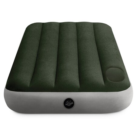 Materac dmuchany Intex jednoosobowy z wbudowaną pompką 191x76x25 cm