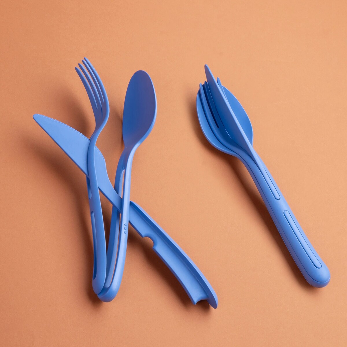 Turystyczny zestaw sztućców KLIKK, KOZIOL