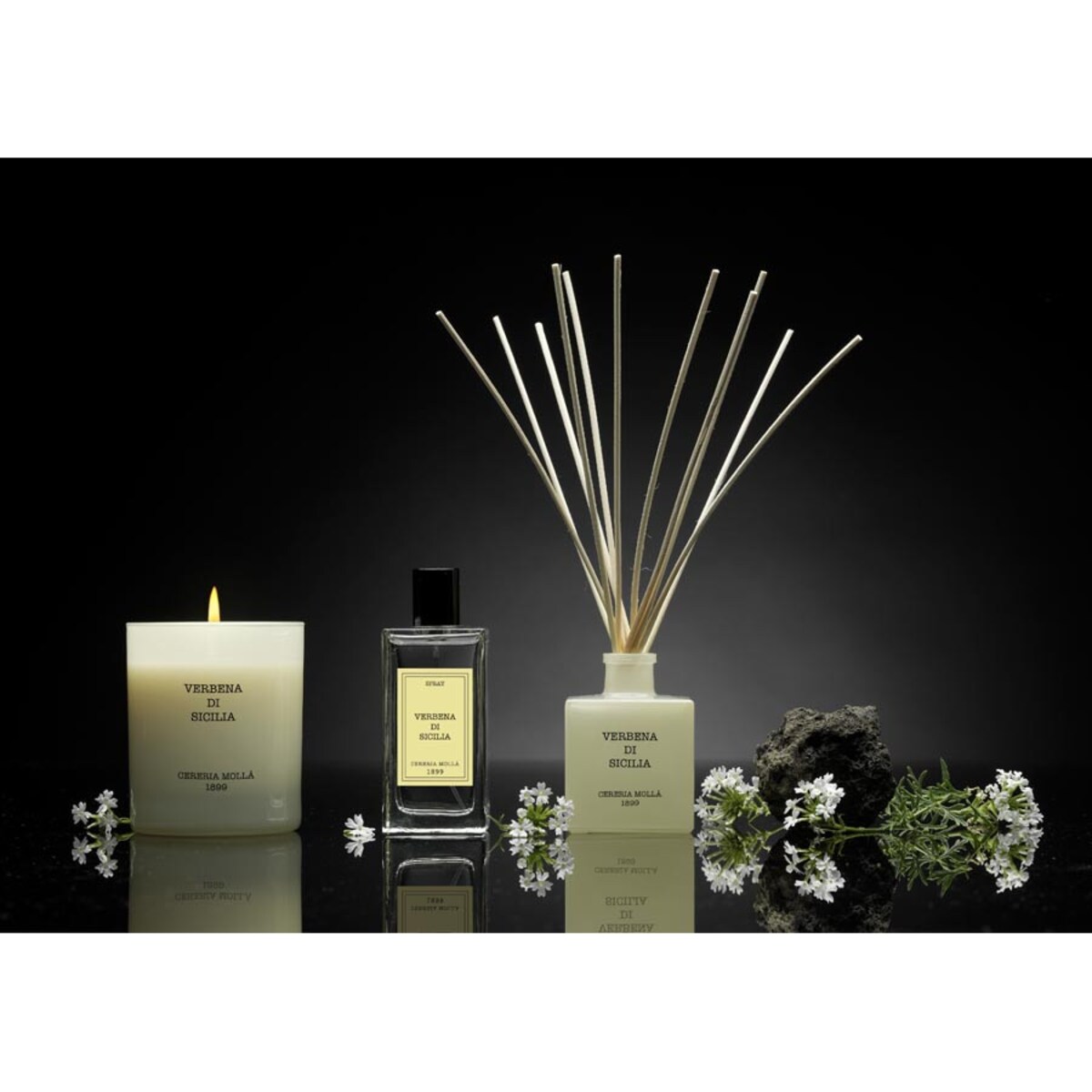 Świeca zapachowa Verbena di Sicilia, 230 g, Cereria Molla