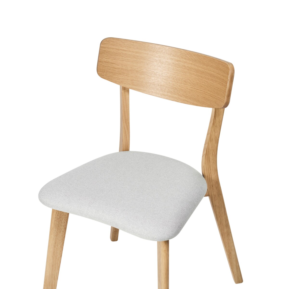 Zestaw 2 krzeseł do jadalni HOPE Jasnoszary