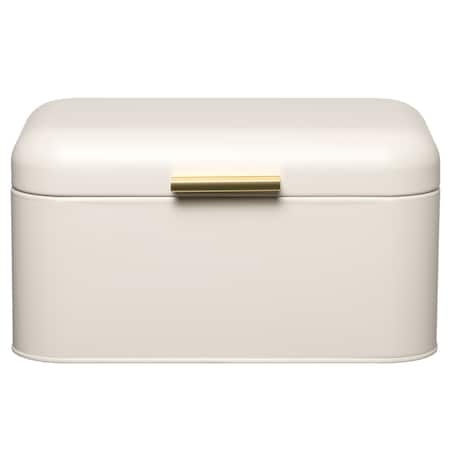 Chlebak metalowy 30x19x16 cm ZEPHIR-2 beżowy
