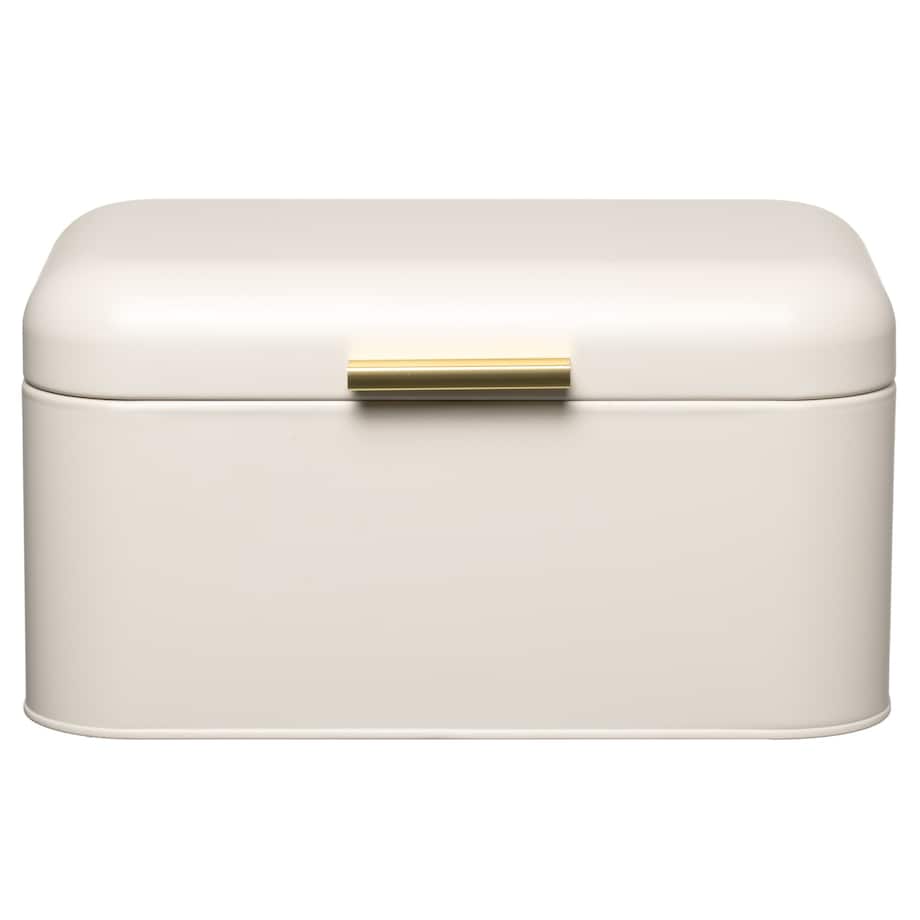 Chlebak metalowy 30x19x16 cm ZEPHIR-2 beżowy
