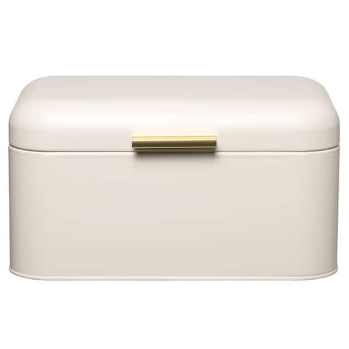 Chlebak metalowy 30x19x16 cm ZEPHIR-2 beżowy