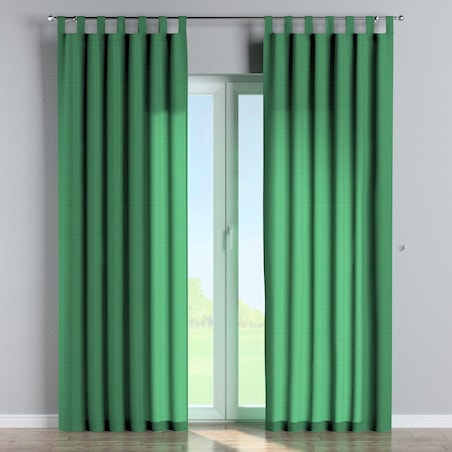 Zasłona na szelkach 1 szt. 130x245 butelkowa zieleń