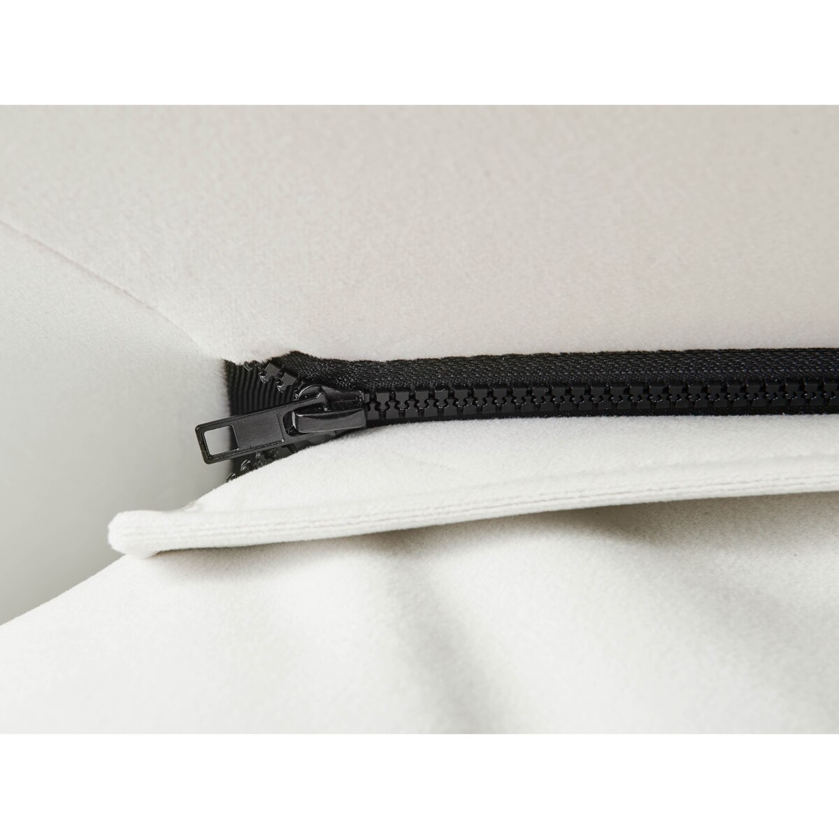 Łóżko wodne Welur BAJONNA 160 x 200 cm Złamana biel