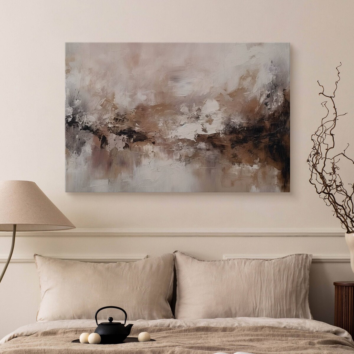 Obraz Do Salonu Sypialni Malarstwo Abstrakcja Nowoczesny Styl 120x80cm