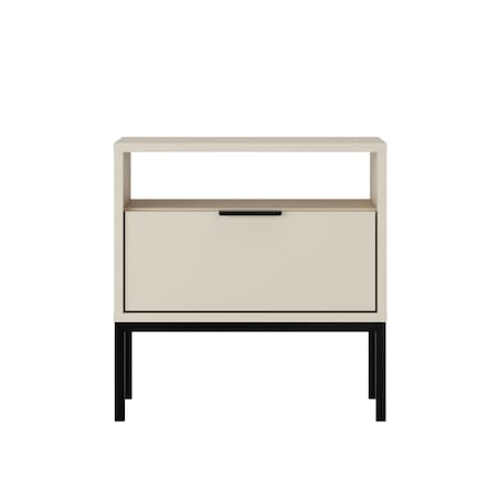 Szafka nocna Austin kaszmir & czarna