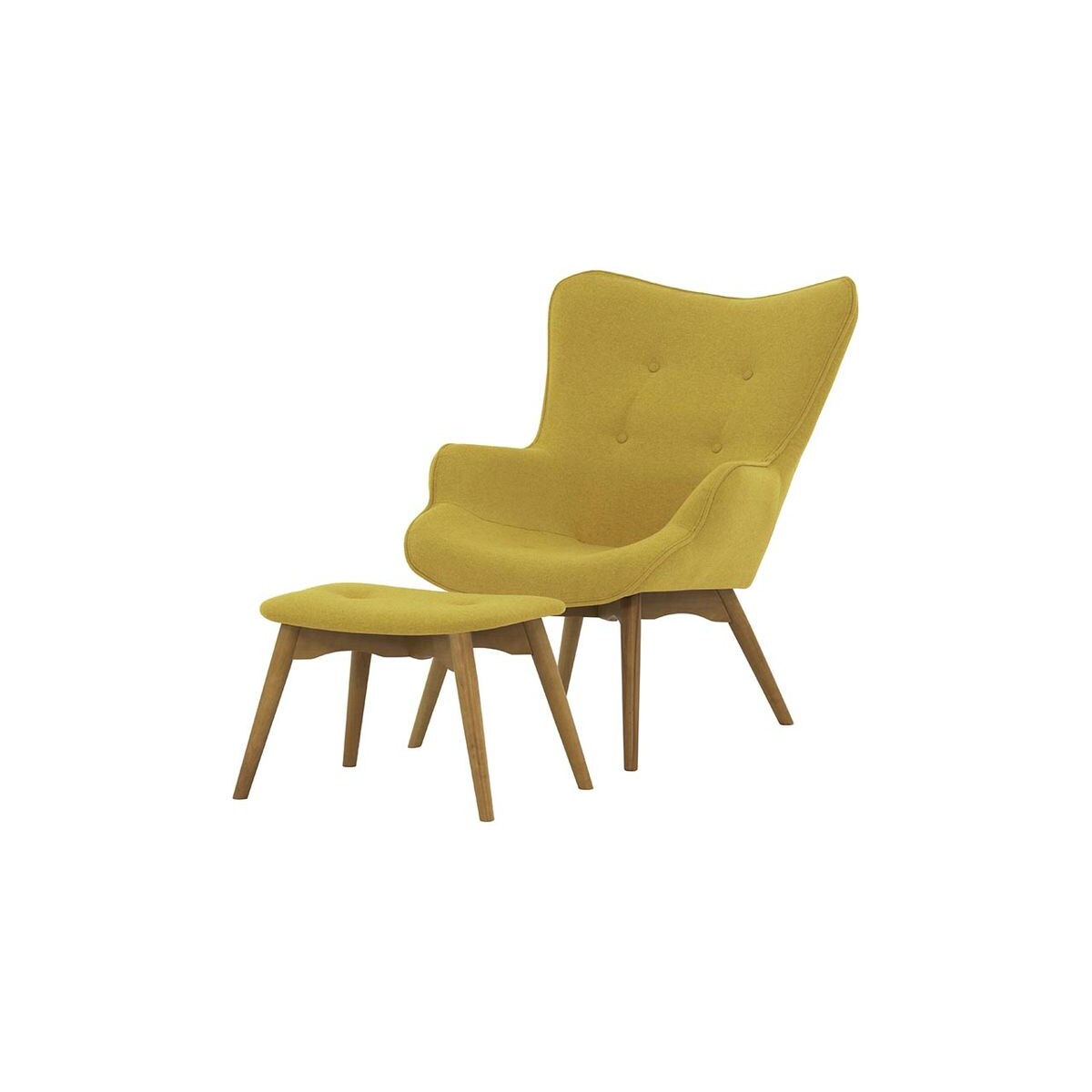 Fotel uszak z podnóżkiem Ducon-Ontario 40