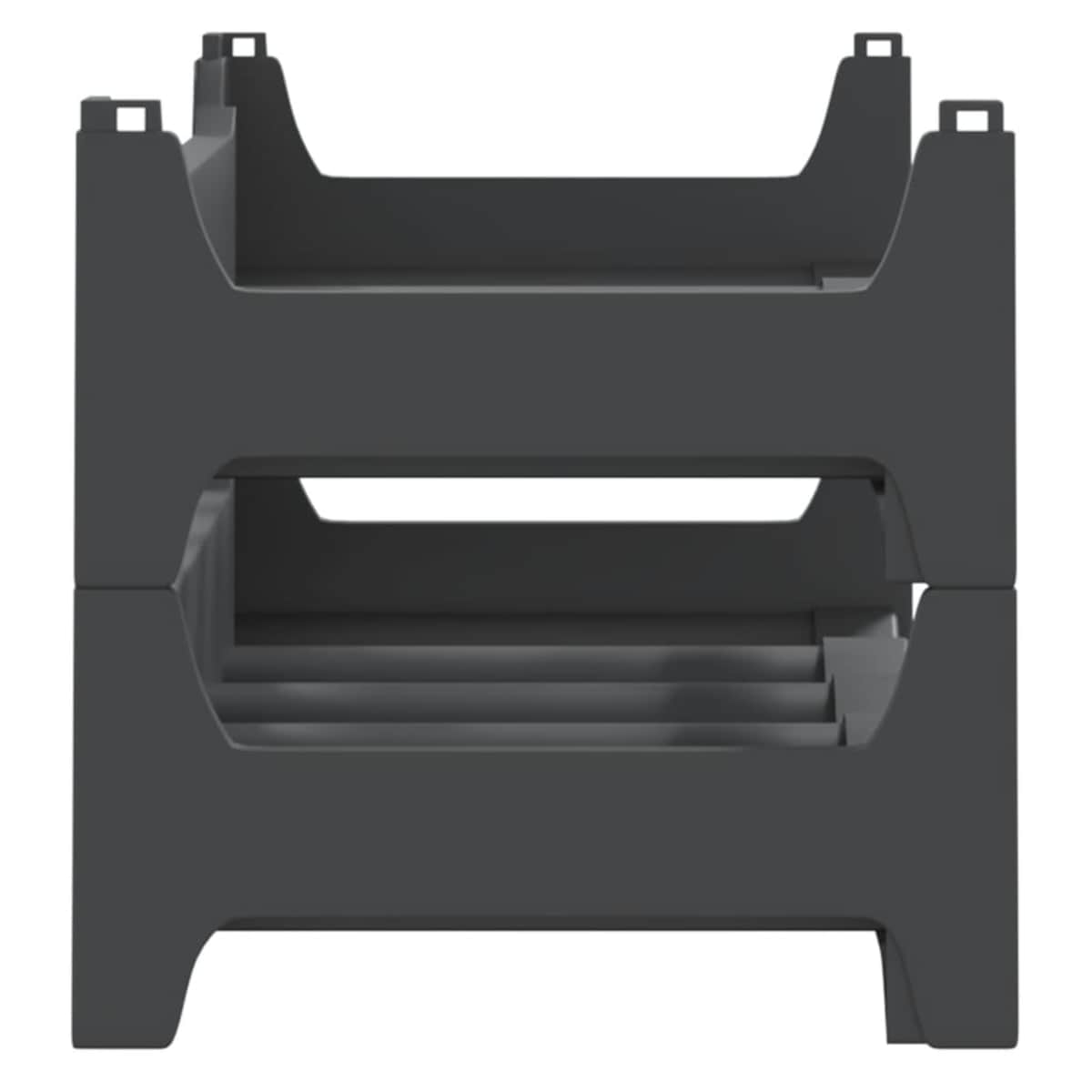 vidaXL Stojak na wino, na 12 butelek, PP, sztaplowany