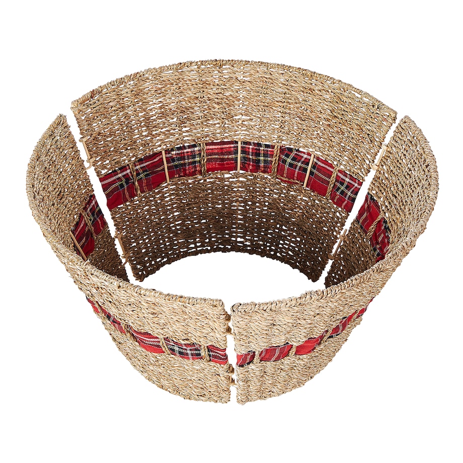 Osłonka pod choinkę MARCHE Trawa morska Naturalny 45 cm