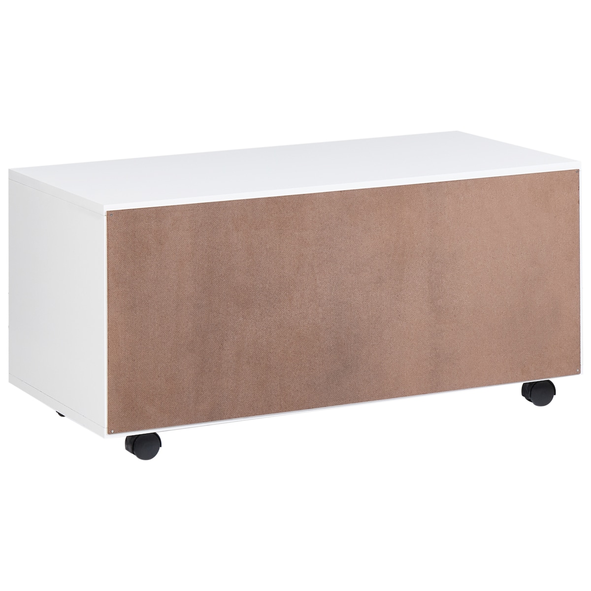 Szafka łazienkowa OSASCO z kółkami 80 cm Biały
