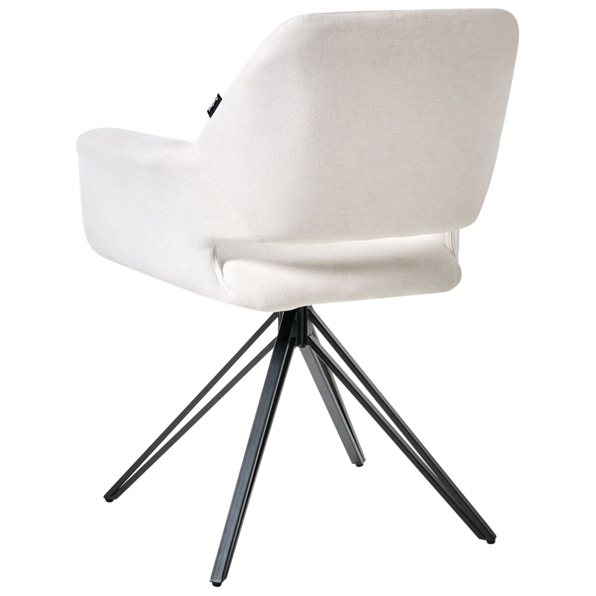 Zestaw 2 krzeseł do jadalni CINEY Złamana biel