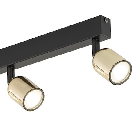 Sufitowe reflektorki wielopunktowe Top 6034 TK Lighting metalowe złote