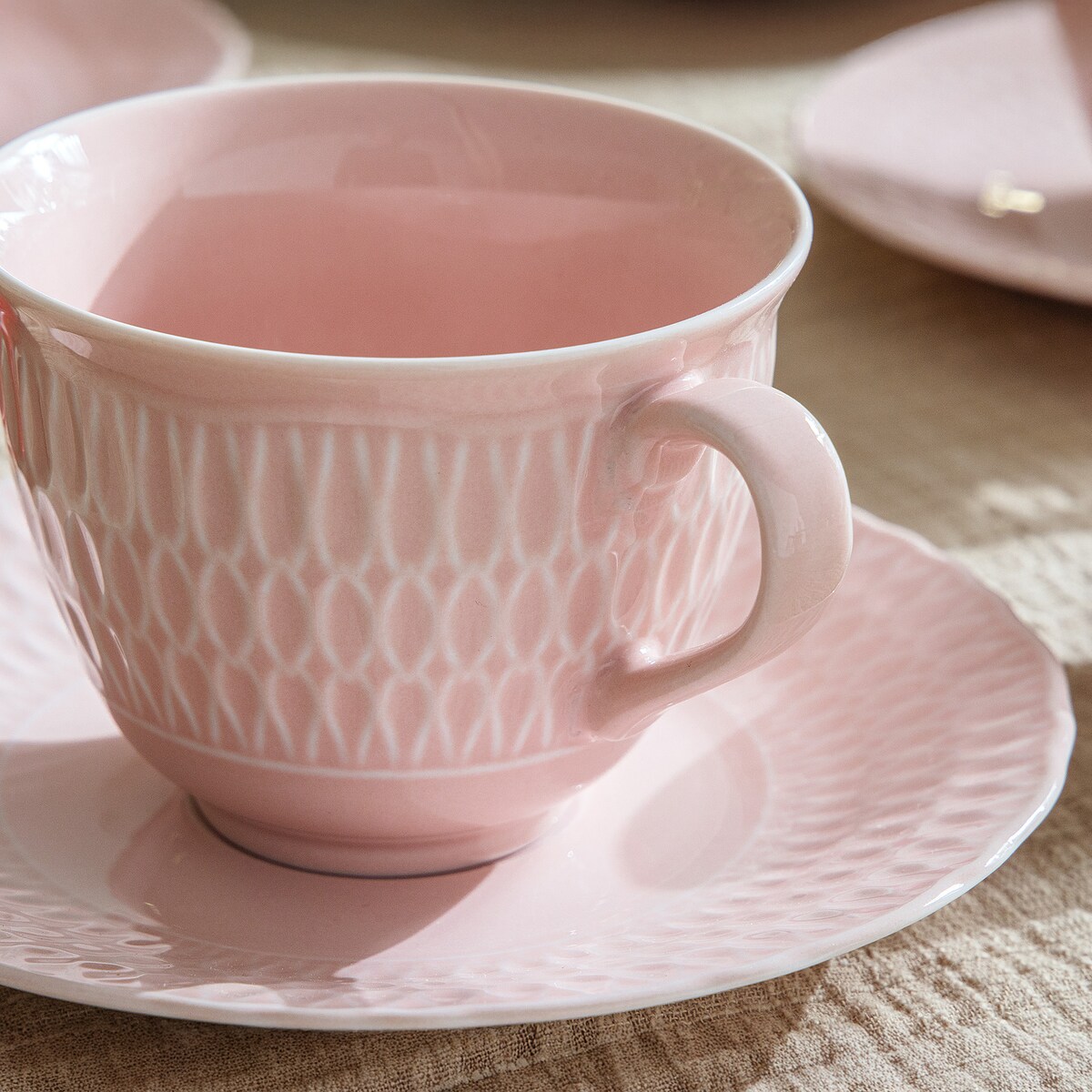 Filiżanka ze spodkiem 2 szt. SOFIA RÓŻANA