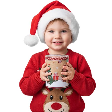 Puszka Na Pierniki Ciastka Boże Narodzenie 10X14 Cm Świąteczna Dekoracyjna Cukierki Słodycze