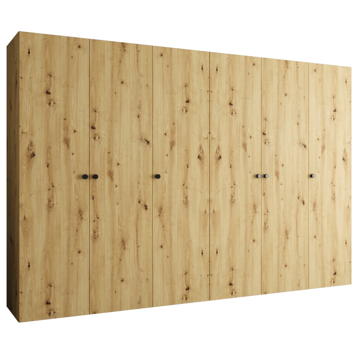 Szafa uchylna otwierana PARMA 1 300 wys. 202 cm Artisan + u. Czarny